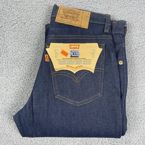VTG Deadstock Levis Saddleman Jeans Womens 28x32 Raw Denim‎ USA Orange Tab 80s